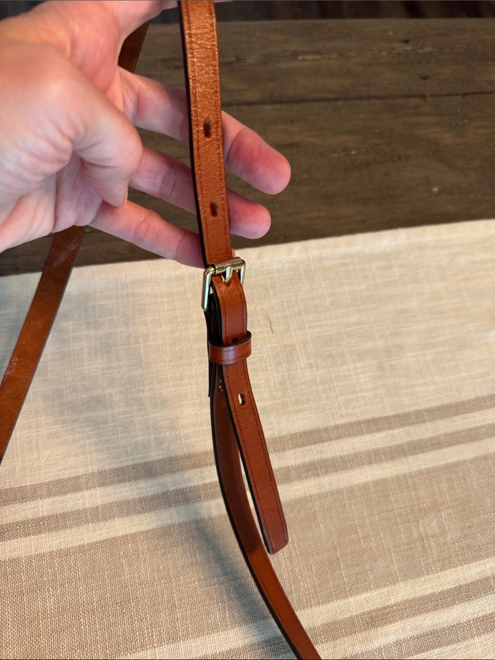 Dooney and Bourke Pebbled Leather Camera Bag Crossbody Tan - Picture 5 of 12